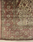 Rare Antique Silk Mohtasham Kashan