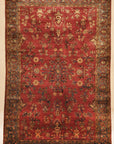 30044 Antique Finest Silk Persian Kashan ca.1890