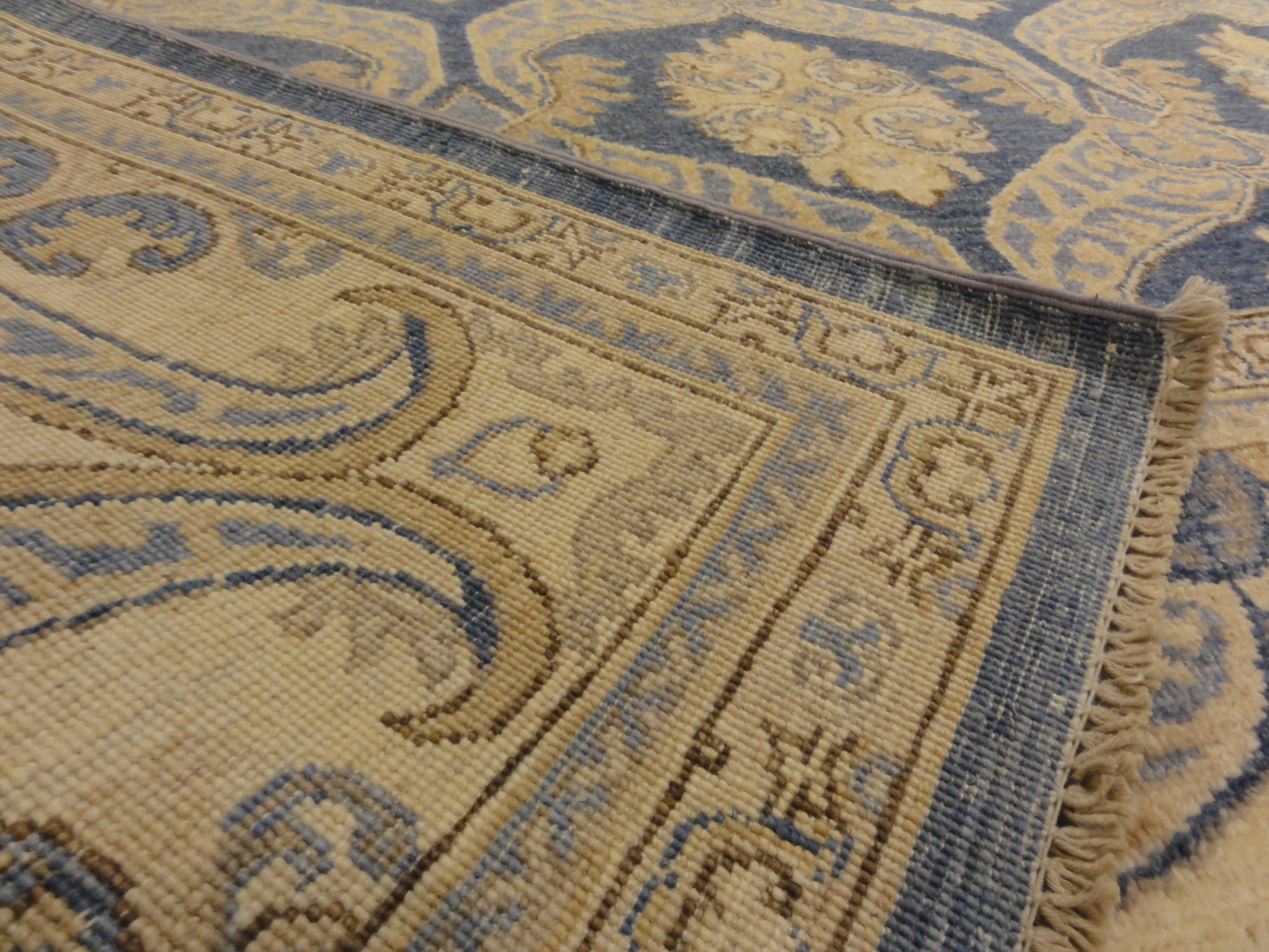 Ziegler and Company Oushak Rug are designed by Michael Kourosh and woven by Ziegler & Company. Sold by Santa Barbara Design Center, Rugs and More.