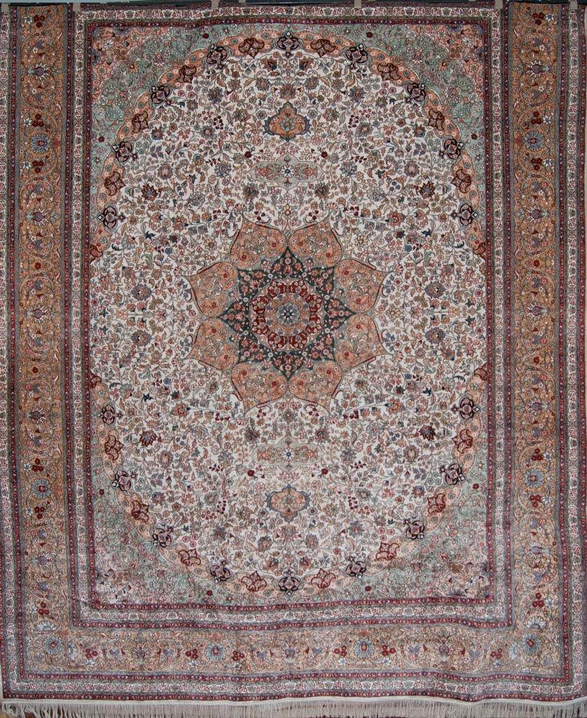 Finest Silk Tabriz Rug