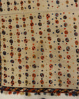 Antique Qashqai Saddle Cover. A piece of genuine authentic antique woven carpet art sold by the Santa Barbara Design Center Rugs and More.