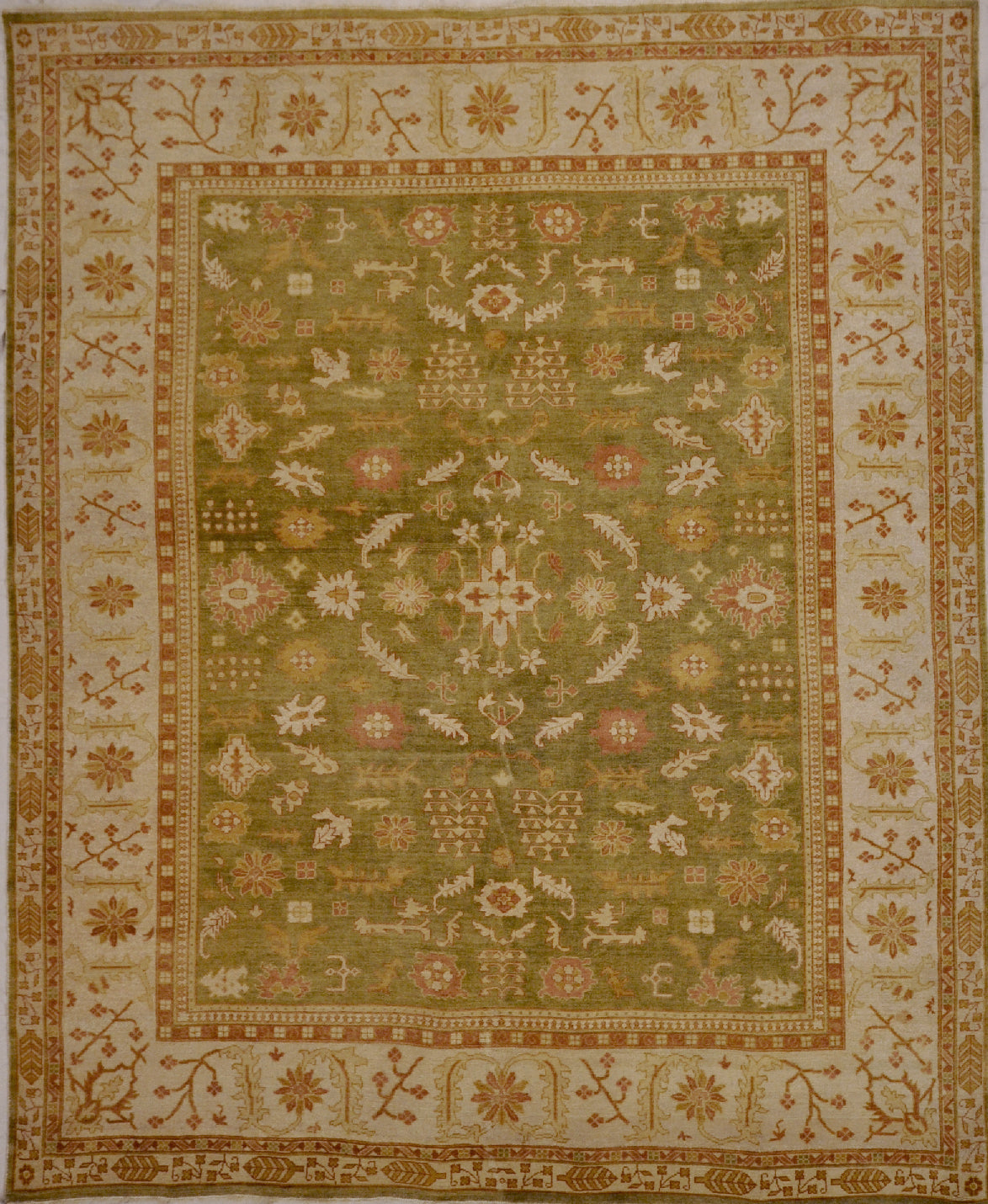 Antiqued Oushak rugs and more oriental carpet 29246-1