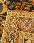 30709 Antique Heriz Rug with a Unique Field