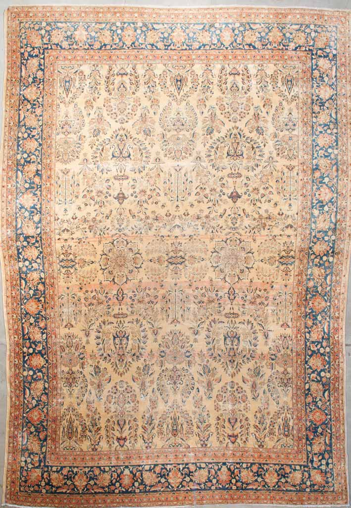 Antique Kashan Rug