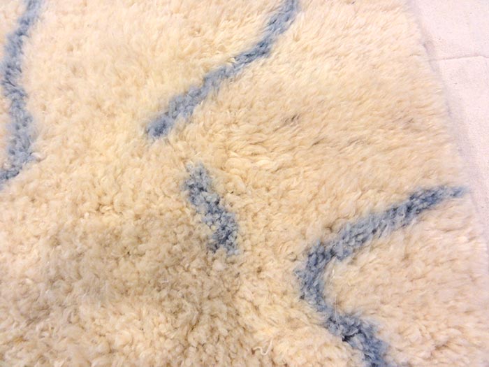 Natural blue lines Moroccan | Rugs & More | Santa Barbara Design Center