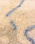 Natural blue lines Moroccan | Rugs & More | Santa Barbara Design Center