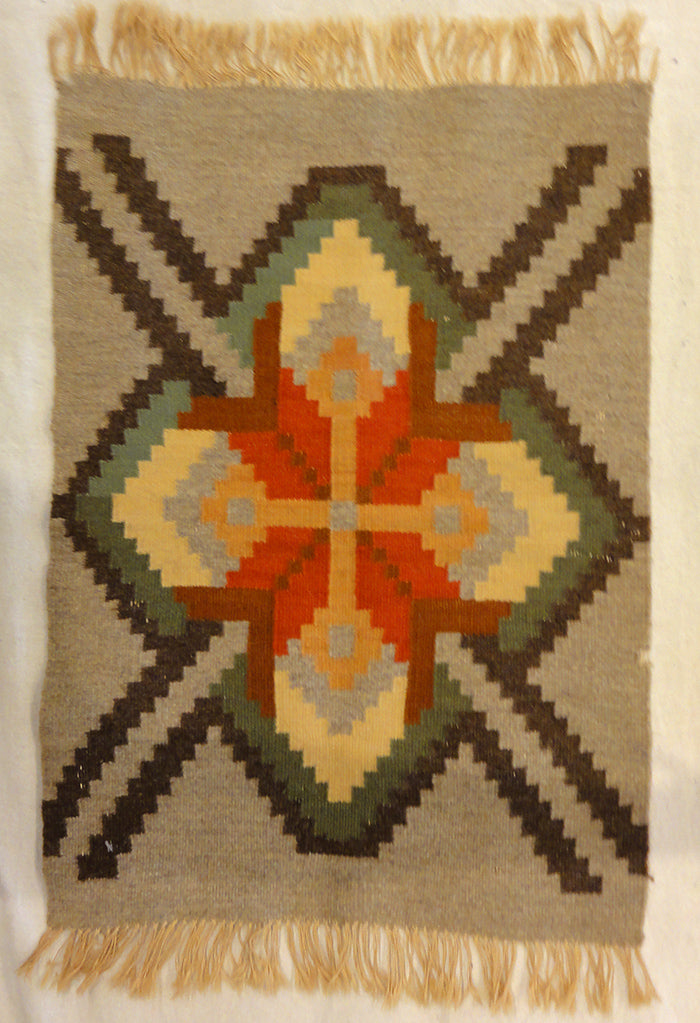 Small Geometric Swedish Textile | Rugs & More| Santa Barbara Design Center 27877 .