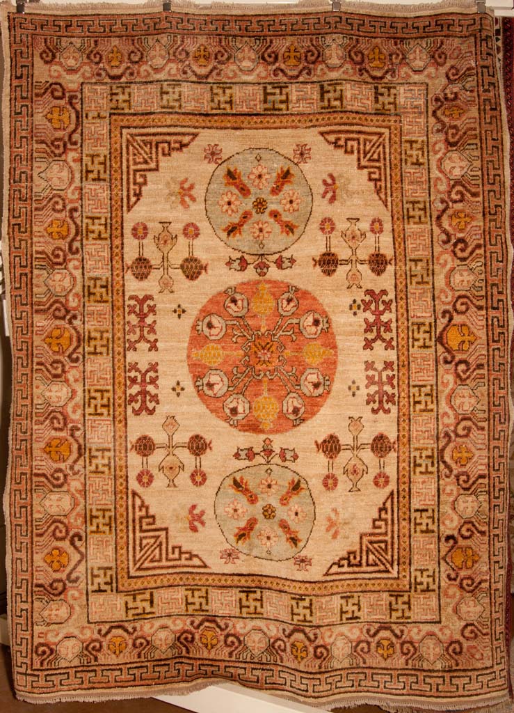 Antiqued Khotan Rug