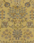 Antique Yellow and Blue Larestan Indian Rug