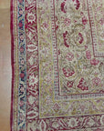 Antique unique Kermanshah with the largest meditation design woven ca.1860 28328
